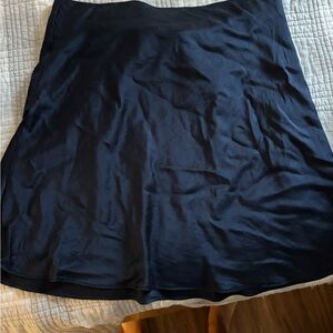 Quince Midnight Navy Blue Mini Skirt